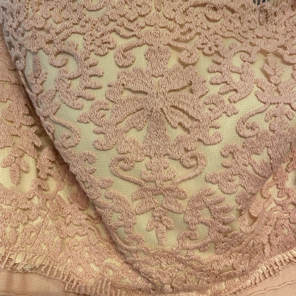 Tadashi Shoji PIN-TUCK and LACE JERSEY GOWN WITH REMOVABLE STRAPS SIZE XS - Picture 13 of 16